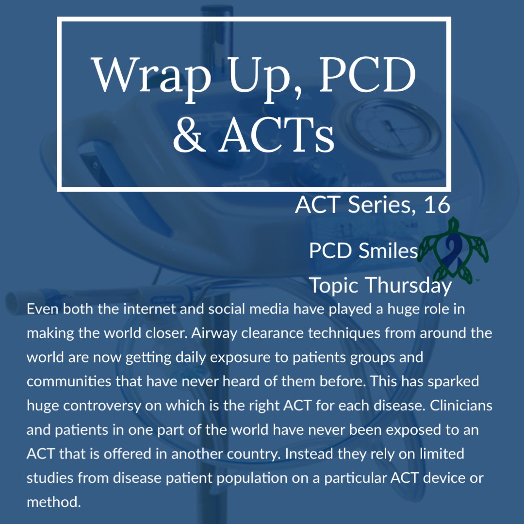 ACT Series, 16: Wrap Up, PCD & ACTs
